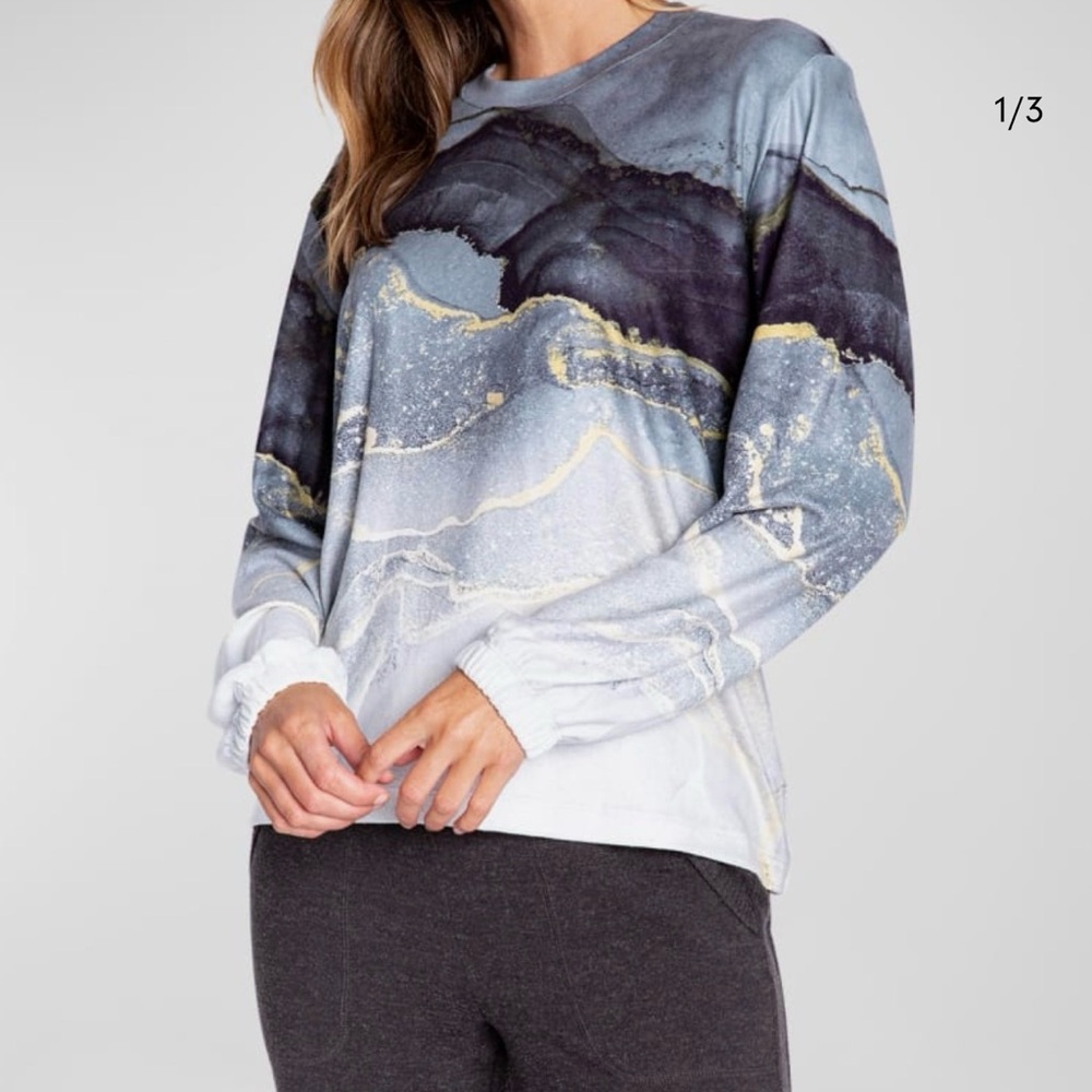 PJ Salvage marble swirl jammie set
